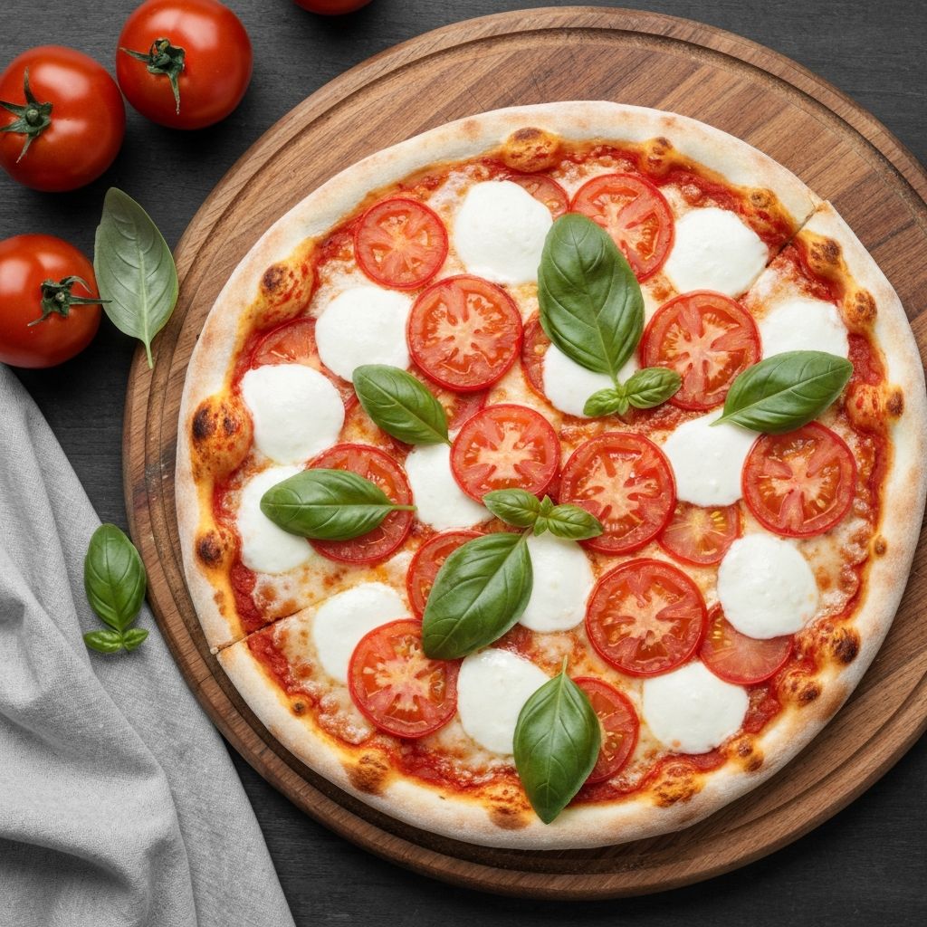 01 Pizza Media Marguerita + Refrigerante Guarana Antarctica 1 Litro